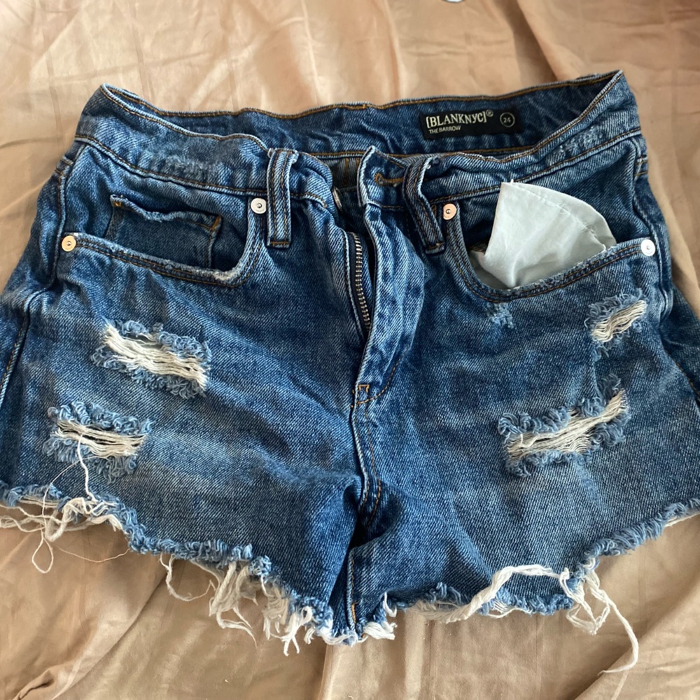 Blank NYC size 24 denim shorts